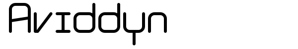Aviddyn font preview